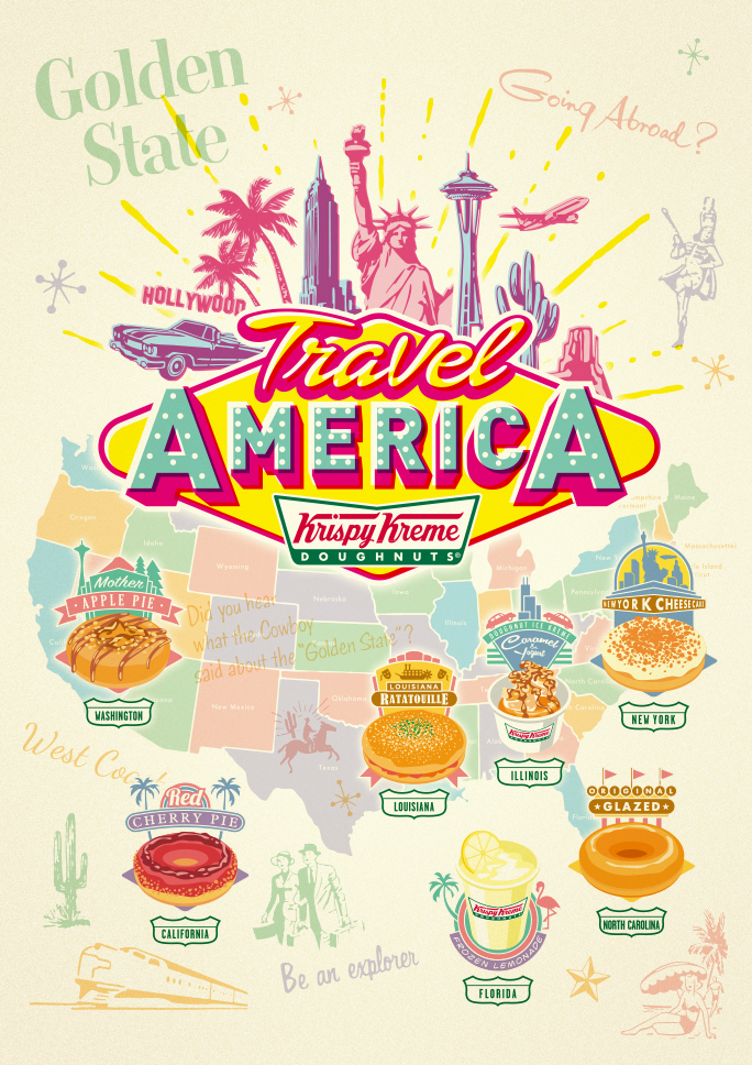 Krispy Kream Doughnuts 2015 Summer