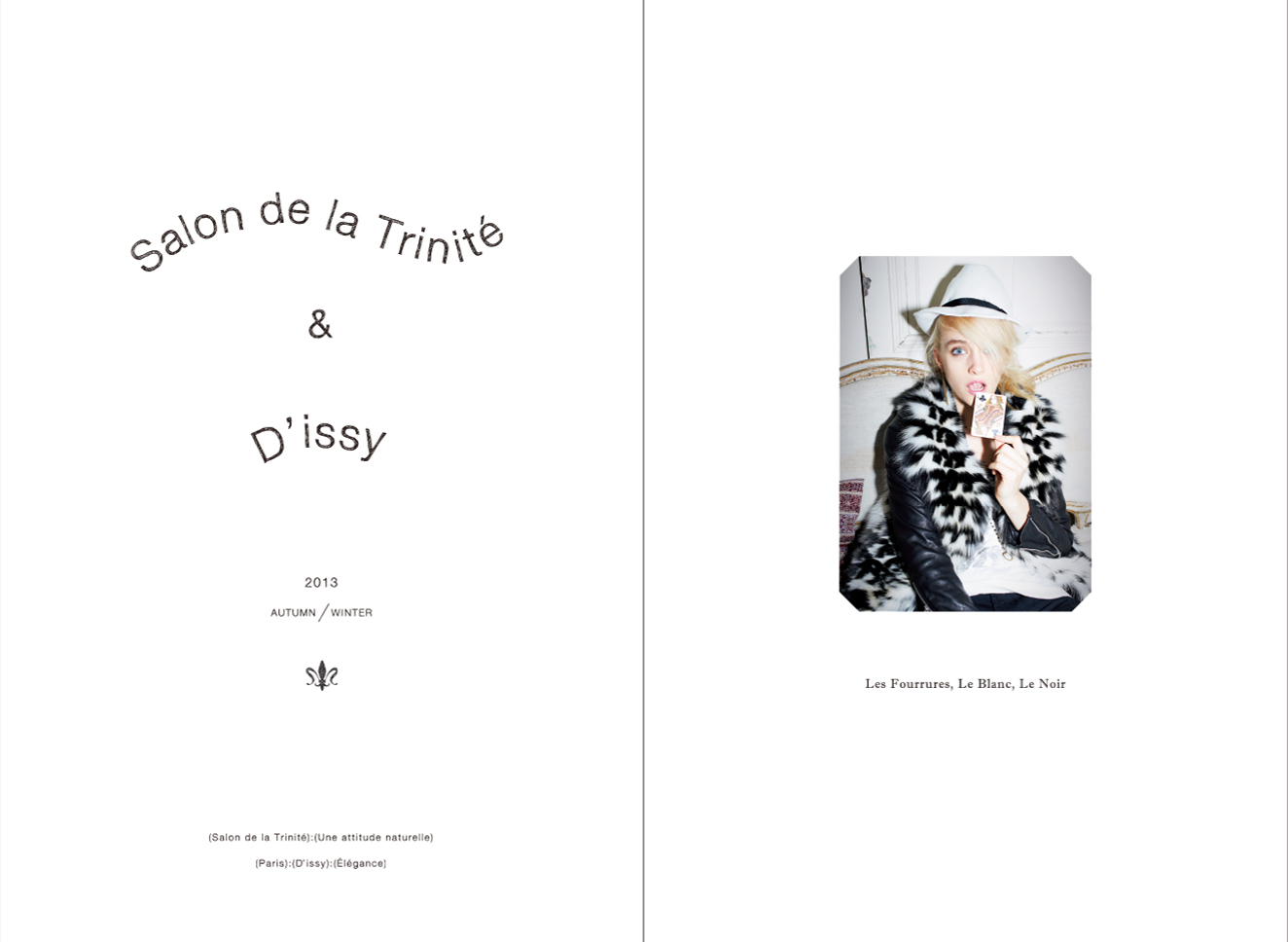 Salon de Trinitè & D'issy 2013 AW